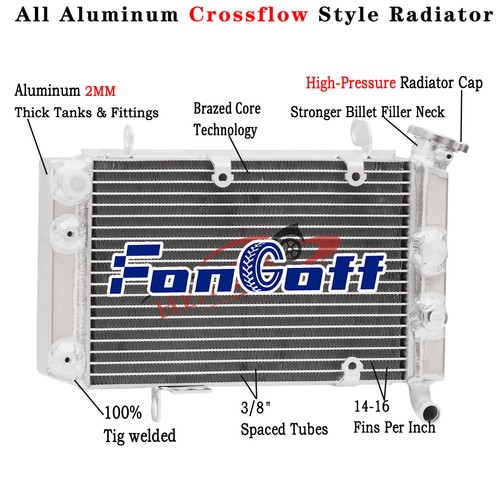 2row aluminum radiator - aluminum,
